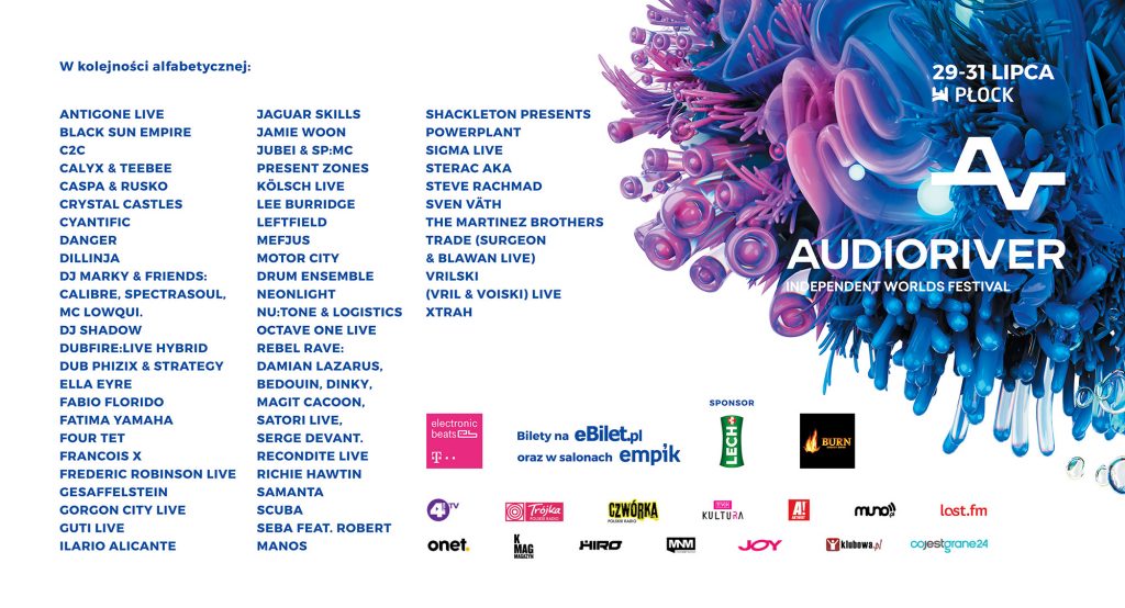 Audioriver 2016 - plakat poziom