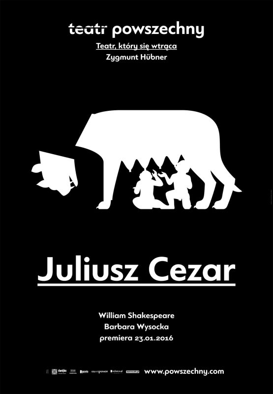 plakat juliusz cezar sztuka