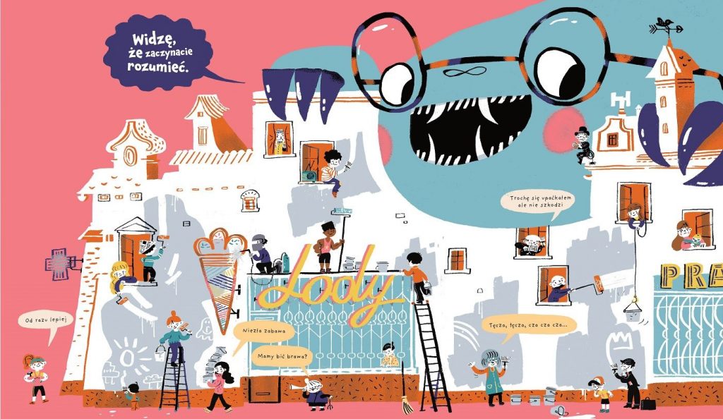 "Miasto Potwór" wyd. Kropka Miasto Potwór