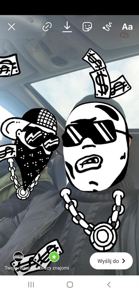 problem utwór na instagramie